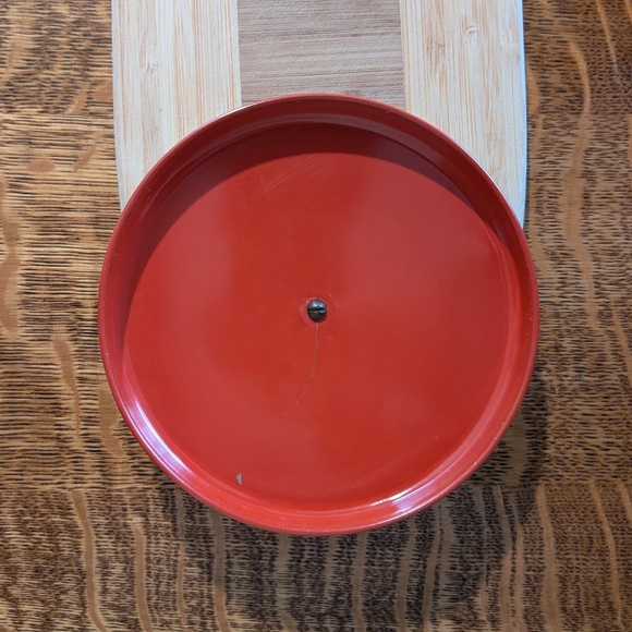 Vintage MCM  Maid of Honor metal lidded canister robin eating cherries - Picture 4 of 7